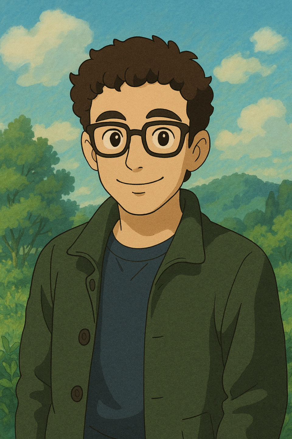 portrait smiling person